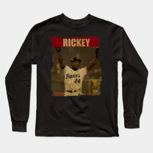 Rickey Henderson - NEW RETRO STYLE Long Sleeve T-Shirt